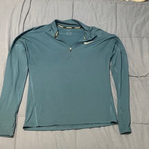 Nike running long sleeve dri-fit quarter zip, size small